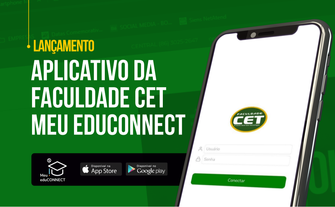 Lançamento do Novo Aplicativo da Faculdade CET - MEU EDUCONNECT