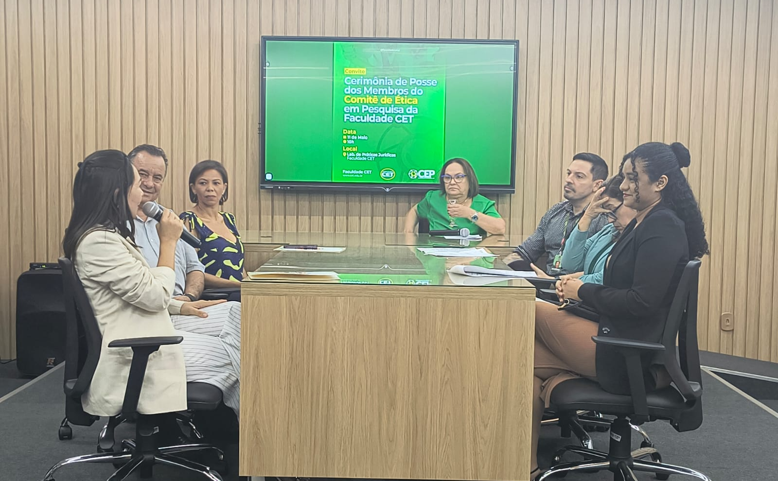  Cerimônia de Posse dos Membros do Comitê de Ética e Pesquisa-CEP da Faculdade de Tecnologia de Teresina-CET