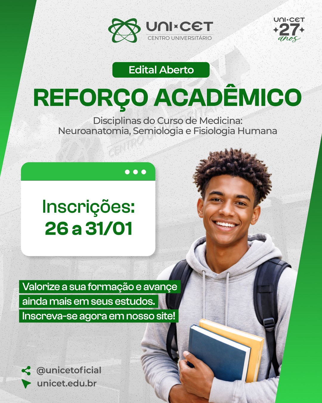 Projeto Reforço Acadêmico 2026.1
