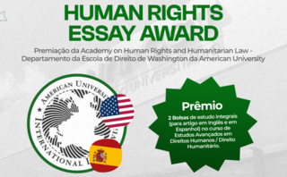 Concurso internacional oferece bolsa integral para estudar direitos humanos nos EUA