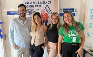 Internos de Medicina do UNI-CET promovem ação em homenagem ao Dia do Idoso