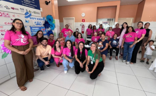 Outubro Rosa: ação na UBS Hugo Prado reforça prevenção e cuidado com a saúde da mulher